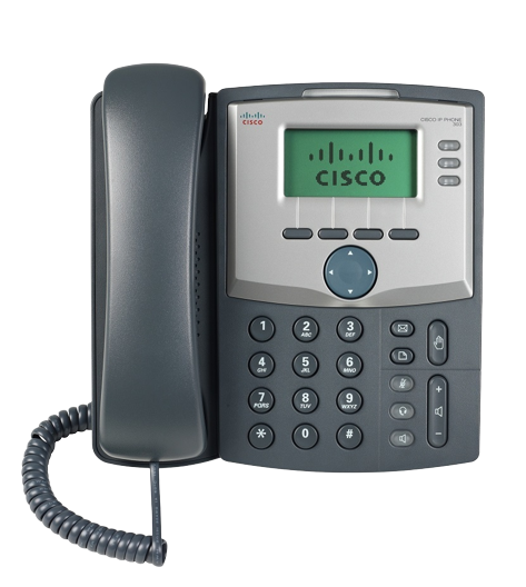 CISCO IP PHONE SPA-303 3-LINE WITH 2-PORT SWITCH RFB - 1YW