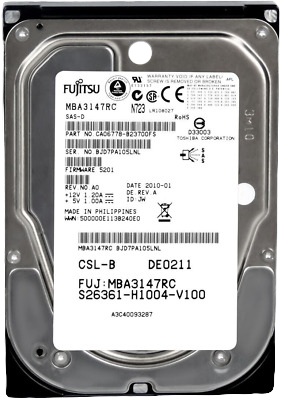 FUJITSU SAS HDD 146GB 15k 3.5" CA06778-B23700FS LFF Hard Disk - 1YW