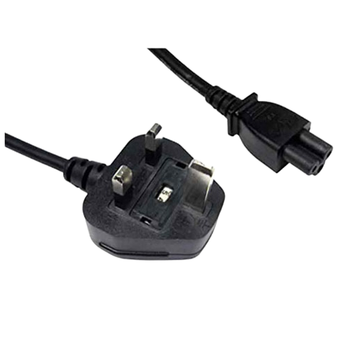 POWERCABLE IEC C5 TO UK 1.5M MICKEY MOUSE CABLE UK NEW - 2YW