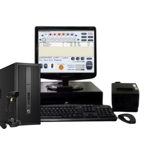 POS SYSTEM BUNDLE 15" i5-4500 4/16GB-RAM SSD DQR + DRAWER + THERMAL PRINTER - NEW 2YW