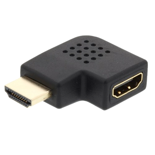 GENERIC HDMI Port Saver - HDMI Male to Female 90° - NEW